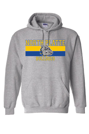 North Platte Spirit - Stripes - Toddler and Youth - Hooded Sweatshirt (18500)