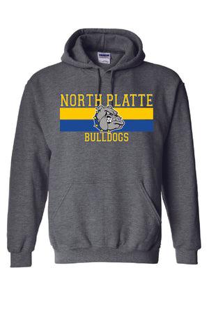 North Platte Spirit - Stripes - Toddler and Youth - Hooded Sweatshirt (18500)